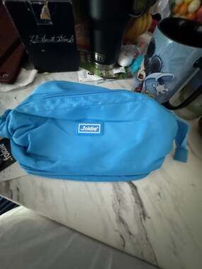 The Foldie Crossbody Bag Blue